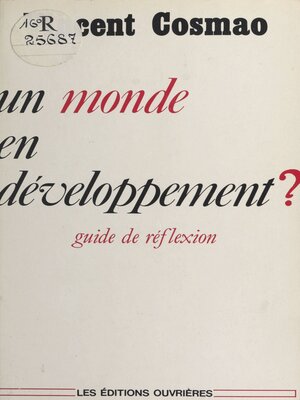 cover image of Un monde en développement ?